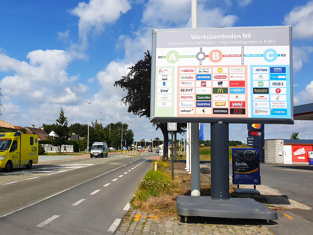 project met wegen en verkeer trotter belgië 1000x750