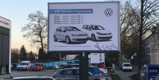 Kläsener kampagne lagerverkauf VW Service 1000x1000