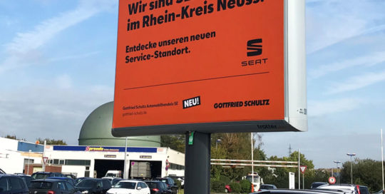 Kampagne Gottfried Schultz seat automotive marketing trotter aussenwerbung 1000x1000